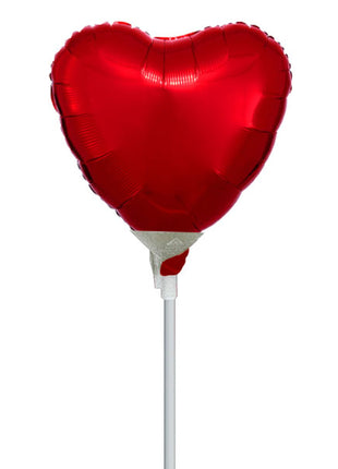9in Anagram Solid Metallic Red Balloon (Heat Seal Required)