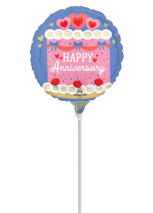 9in Anagram Sweet Anniversary Soiree Balloon (Heat Seal Required)