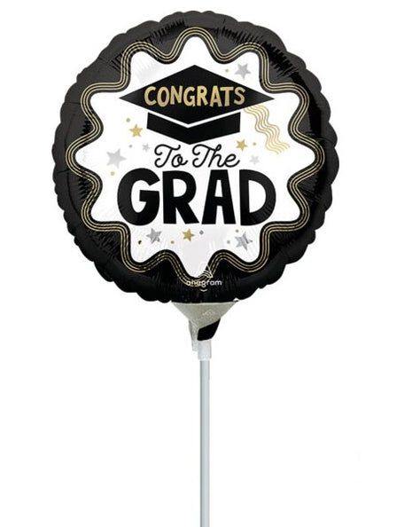9in Anagram Wave of Success Congrats To The Grad Balloon (Heat Seal Required)