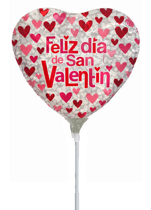 9in ConverUSA Feliz Dia De San Valentin Balloon (Heat Seal Required)