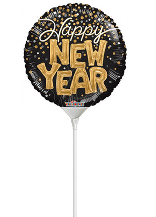 9in ConverUSA New Year Letters Balloon (Heat Seal Required)