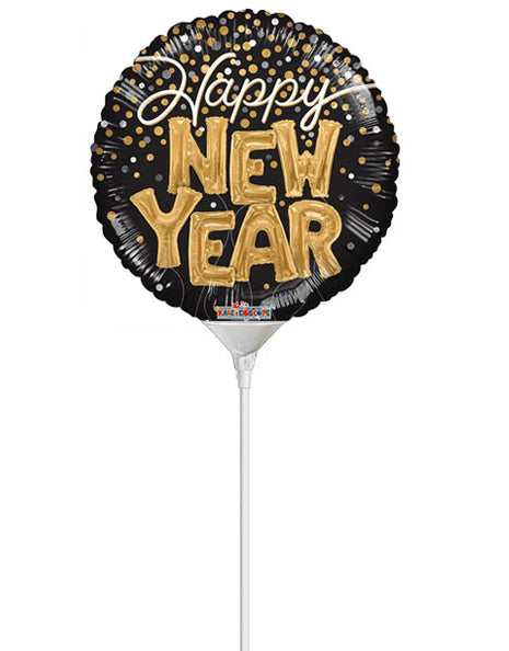 9in ConverUSA New Year Letters Balloon (Heat Seal Required)