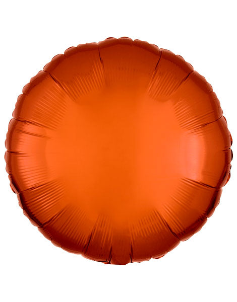 18in Anagram Orange Round Balloon