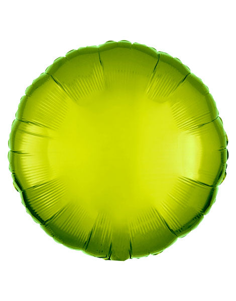 18in Anagram Lime Green Round Balloon