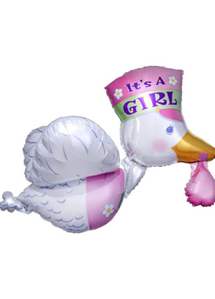 32in Anagram Bundle of Joy Stork Balloon - Joker Party Supply