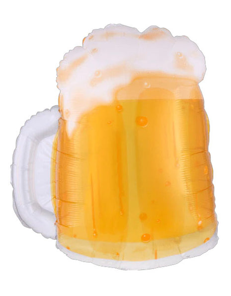23in Anagram See-Thru Beer Mug Balloon - Joker Party Supply