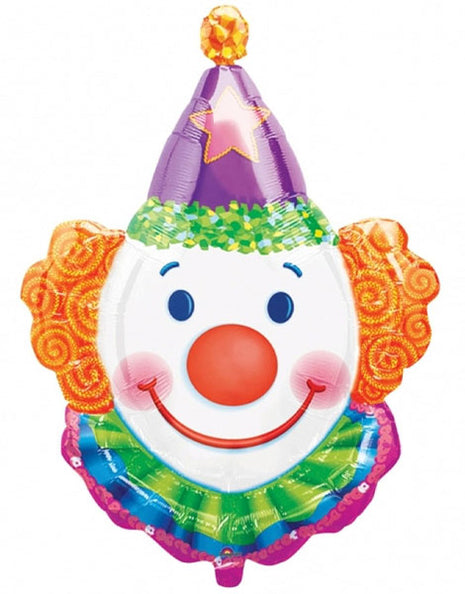 Anagrama de 25 pulgadas hace malabarismos con el globo del payaso