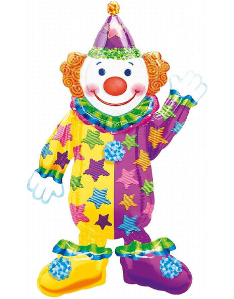 Globo de payaso de circo con anagrama de 44 pulgadas