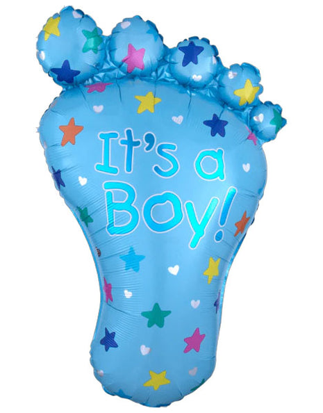 32in Anagram It's a Boy Foot Balloon - Joker Party Supply