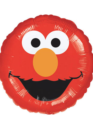 Globo con anagrama de Elmo y sonrisas de 18 pulgadas