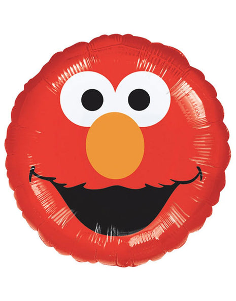 Globo con anagrama de Elmo y sonrisas de 18 pulgadas