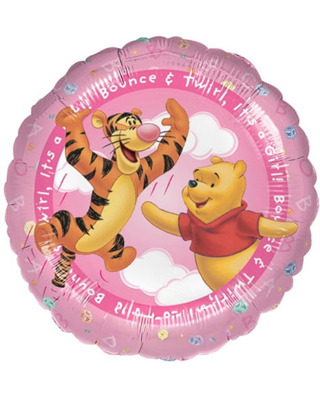 Globo de 18 pulgadas con anagrama de Winnie the Pooh "Es una niña"