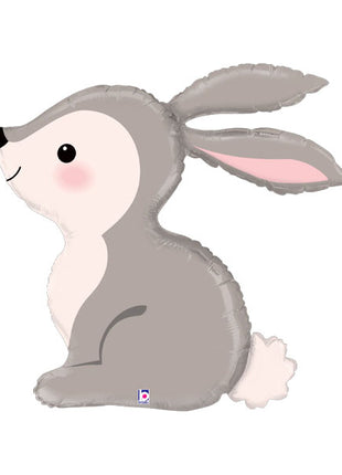 36in Betallic Woodland Bunny Balloon