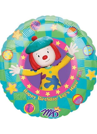 Globo de circo de Jo Jo con anagrama de 18 pulgadas