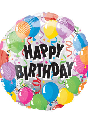 18in Anagram Happy Birthday Balloons Balloon