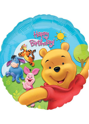 Globo con anagrama de Winnie the Pooh y sus amigos de 18 pulgadas