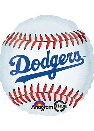 Globo de béisbol de los Dodgers de Los Ángeles con anagrama de 18 pulgadas