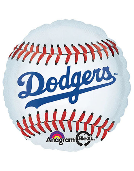 Globo de béisbol de los Dodgers de Los Ángeles con anagrama de 18 pulgadas