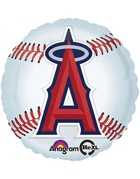 Globo de béisbol Anagram de 18 pulgadas de los Anaheim Angeles