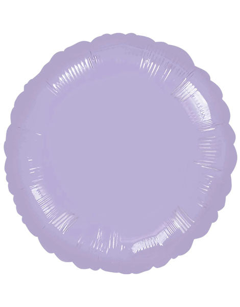 18in Anagram Pastel Lilac Round Balloon
