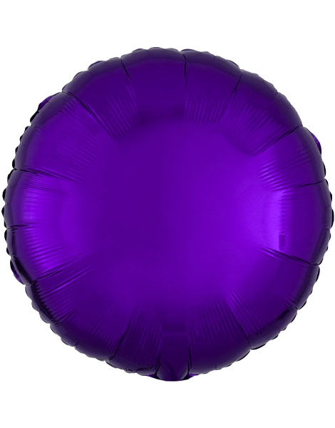 18in Anagram Purple Round Balloon