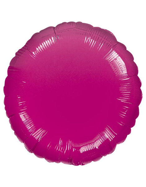18in Anagram Fuchsia Round Balloon