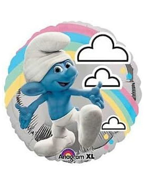 18in Anagram The Smurfs Rainbow Balloon