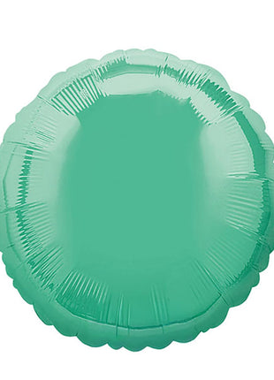 Globo redondo anagrama verde invierno de 18 pulgadas