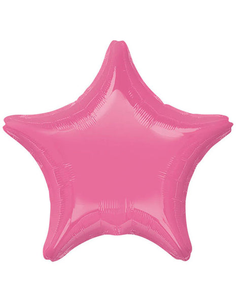 Globo con anagrama de estrella rosa de 18 pulgadas
