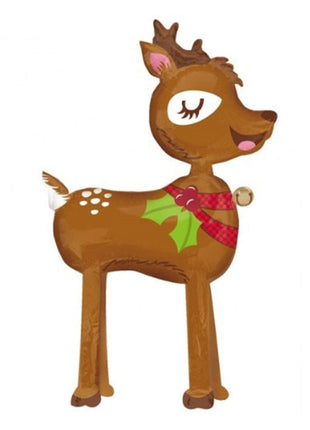 54in Anagram Santa's Reindeer Balloon - Joker Party Supply