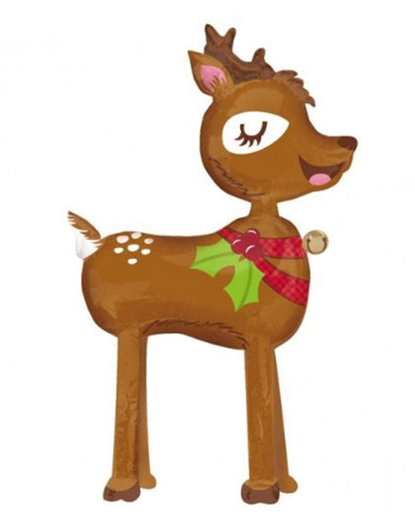 54in Anagram Santa's Reindeer Balloon - Joker Party Supply
