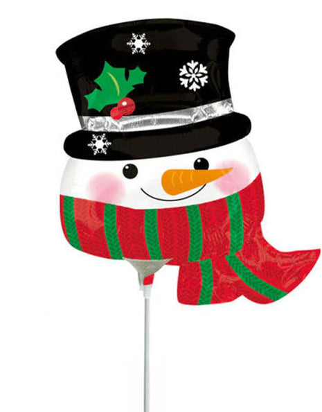 14in Anagram Snowman Balloon (Heat Seal Required)