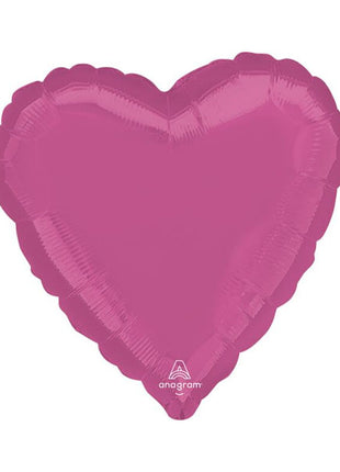 18in Anagram Bright Bubblegum Pink Heart Balloon