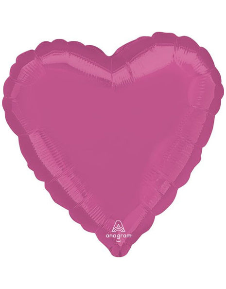 18in Anagram Bright Bubblegum Pink Heart Balloon