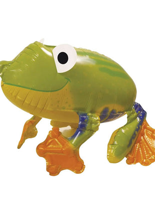 Globo Airwalker Froggy Buddies de 22 pulgadas con anagrama de rana