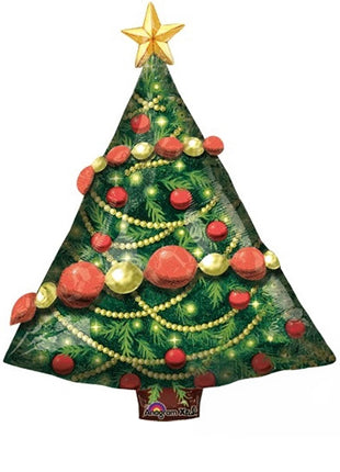 32in Anagram Christmas Tree Garland Balloon - Joker Party Supply