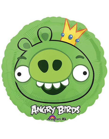 Globo verde de Angry Birds con anagrama de 18 pulgadas