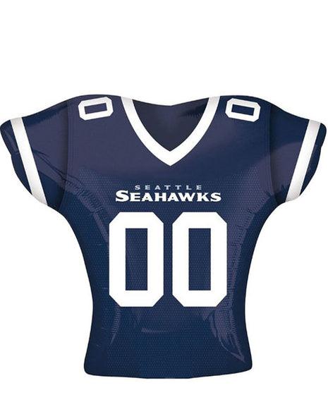 Globo de 24 pulgadas con anagrama de la camiseta de los Seattle Seahawks