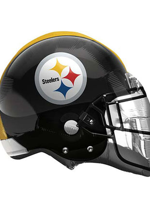 Globo con anagrama de 21 pulgadas con el casco de los Pittsburgh Steelers