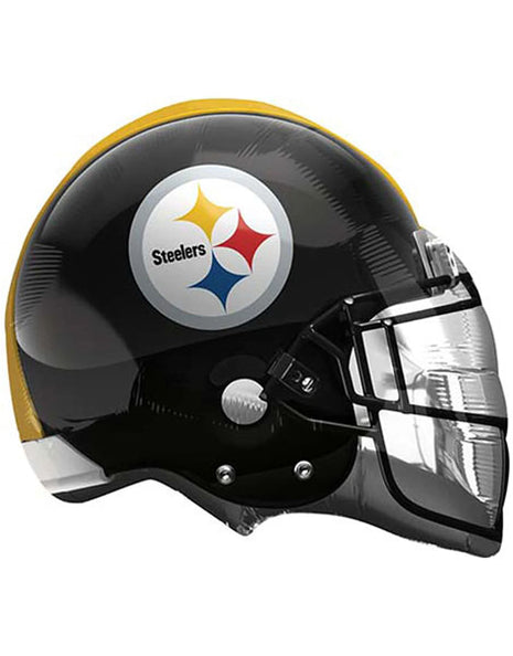 Globo con anagrama de 21 pulgadas con el casco de los Pittsburgh Steelers