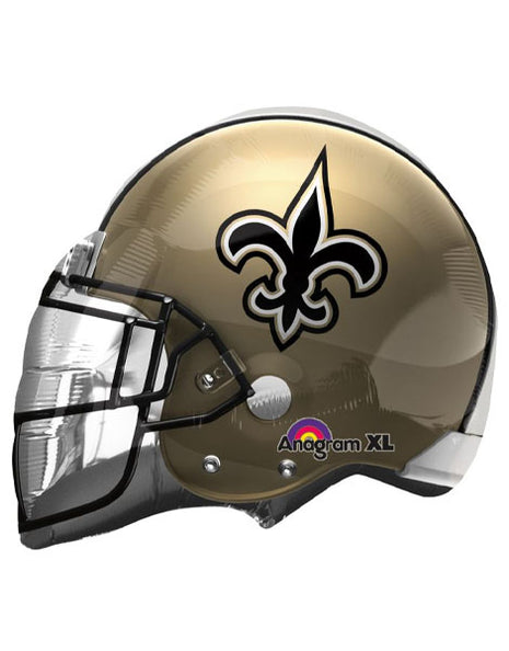 Globo con anagrama de 21 pulgadas con el casco de los New Orleans Saints