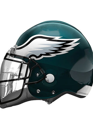 Globos con anagrama de 21 pulgadas con forma de casco de los Philadelphia Eagles