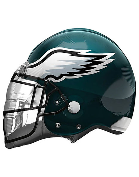 Globos con anagrama de 21 pulgadas con forma de casco de los Philadelphia Eagles
