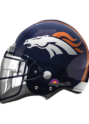 Globo con anagrama de 21 pulgadas con el casco de los Denver Broncos