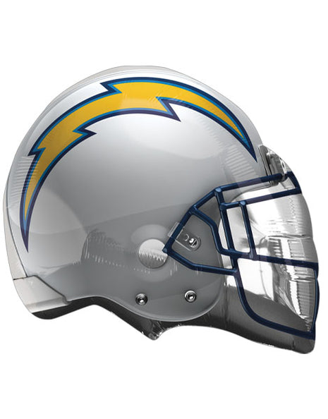 Globo con anagrama de 21 pulgadas en forma de casco de Los Angeles Chargers