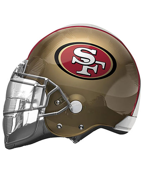 Globo con anagrama de 21 pulgadas con el casco de los San Francisco 49ers