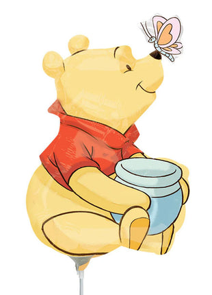 Globo de cuerpo entero de Winnie the Pooh con anagrama de 14 pulgadas (se requiere sellado térmico)
