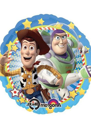 Globo de 18 pulgadas con anagrama de Toy Story, Woody y Buzz