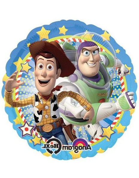 Globo de 18 pulgadas con anagrama de Toy Story, Woody y Buzz
