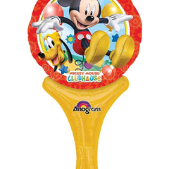 12in Anagram Mickey Mouse Inflate-a-Fun Balloon - Joker Party Supply